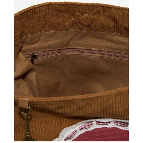 Her Universe Studio Ghibli Kiki's Delivery Service Jiji Corduroy Shoulder Bag - Picture 8 of 8